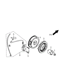 Flywheel & Ignition parts for Generac Generator 5939-5 from AppliancePartsPros.com