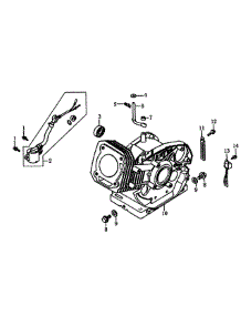 Crankcase parts for Generac Generator 5939-6 from AppliancePartsPros.com