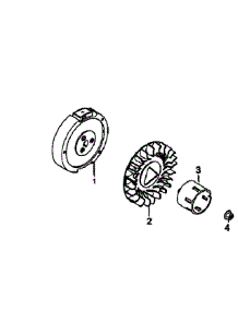 Flywheel parts for Generac Generator 5940-0 from AppliancePartsPros.com