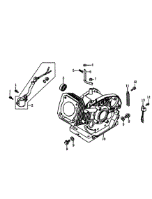 Crancase parts for Generac Generator 5940-1 from AppliancePartsPros.com