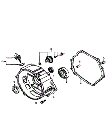 Crankase Cover parts for Generac Generator 5941-1 from AppliancePartsPros.com