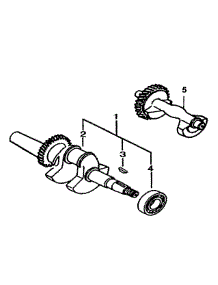 Crankshaft parts for Generac Generator 5943-0 from AppliancePartsPros.com