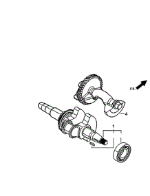 Crankshaft parts for Generac Generator 5943-2 from AppliancePartsPros.com