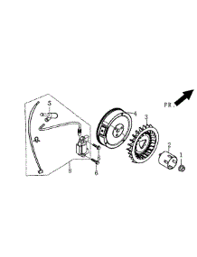 Flywheel / Ign parts for Generac Generator 5943-2 from AppliancePartsPros.com