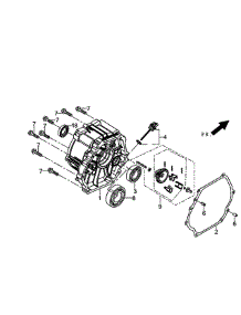 Crankcase Cover parts for Generac Generator 5943-3 from AppliancePartsPros.com