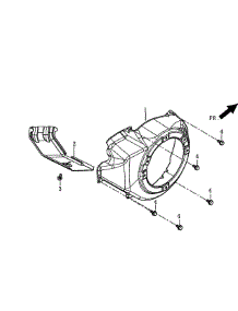Shroud parts for Generac Generator 5943-3 from AppliancePartsPros.com