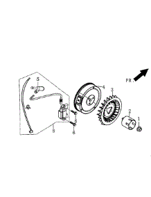 Flywheel / Ign parts for Generac Generator 5943-3 from AppliancePartsPros.com