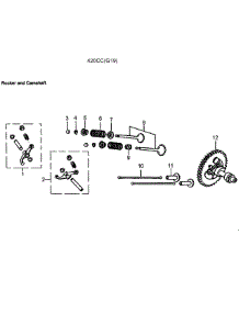Camshaft parts for Generac Generator 5943-5 from AppliancePartsPros.com