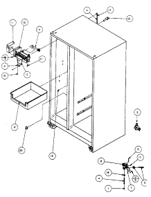 Factory Installed Ice Maker parts for Kenmore Refrigerator 596SBI20H/P7836032W from AppliancePartsPros.com