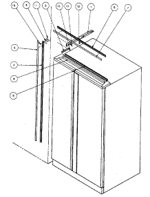 Bi7 Trim Kit Assembly parts for Kenmore Refrigerator 596SCTI20H/P7836030W from AppliancePartsPros.com