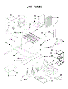 Unit Parts parts for Maytag Side-By-Side Refrigerator 5GRS315NHM00 from AppliancePartsPros.com