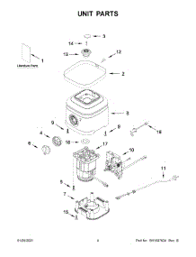 Unit Parts parts for Kitchenaid Blender 5KSB4027GVB0 from AppliancePartsPros.com