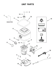 Unit Parts parts for Kitchenaid Blender 5KSB4054BCA0 from AppliancePartsPros.com