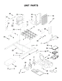 Unit Parts parts for Whirlpool Side-By-Side Refrigerator 5WRS315NHW00 from AppliancePartsPros.com