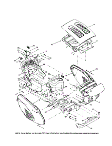 Hood / Fuel Tank-609 parts for Mtd Front-Engine Lawn Tractor 607 from AppliancePartsPros.com