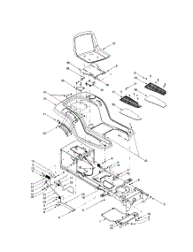 Lift Assembly parts for Mtd Front-Engine Lawn Tractor 607 from AppliancePartsPros.com