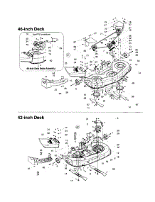 Cutting Decks parts for Mtd Front-Engine Lawn Tractor 607 from AppliancePartsPros.com