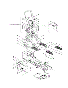 Seat parts for Mtd Front-Engine Lawn Tractor 607 from AppliancePartsPros.com