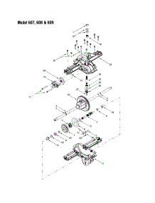 Driveshaft And Brakes parts for Mtd Front-Engine Lawn Tractor 607 from AppliancePartsPros.com