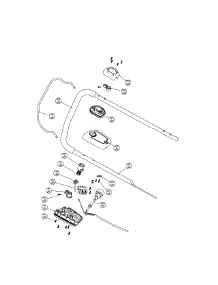 Handle / Cord / Switch parts for Craftsman Electric Walk-Behind Mower 6073308 from AppliancePartsPros.com