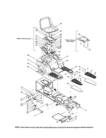 Seat / Deck Stabilizer Rod parts for Mtd Front-Engine Lawn Tractor 608 from AppliancePartsPros.com