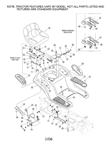 Fender / Seat parts for Troy-Bilt Front-Engine Lawn Tractor 60TG from AppliancePartsPros.com
