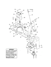 Frame Assembly parts for Troy-Bilt Front-Engine Lawn Tractor 60TG from AppliancePartsPros.com