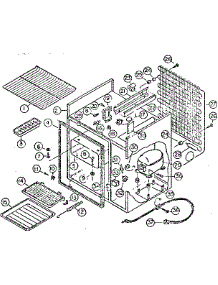 Refrigeration System And Cabinet parts for Kenmore Refrigerator 612.7965423 (6127965423, 612 7965423) from AppliancePartsPros.com
