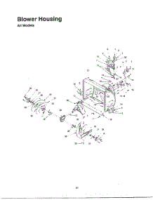 Blower Housing parts for Mtd Gas Snowblower 614E from AppliancePartsPros.com