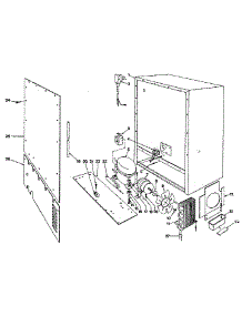 Unit Parts parts for Marvel Upright Freezer 61AF from AppliancePartsPros.com
