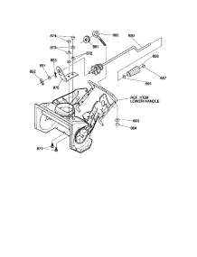 Chute Rod Assembly parts for Murray Gas Snowblower 620301X4D from AppliancePartsPros.com