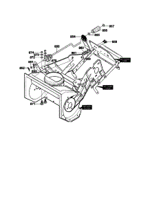 Chute Rod Assembly parts for Murray Gas Snowblower 621301X89B from AppliancePartsPros.com
