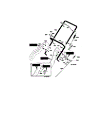 Handle Assembly parts for Murray Gas Snowblower 621450X4B from AppliancePartsPros.com