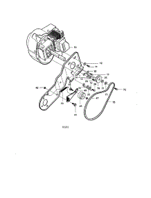 Engine parts for Murray Gas Snowblower 621450X4D from AppliancePartsPros.com