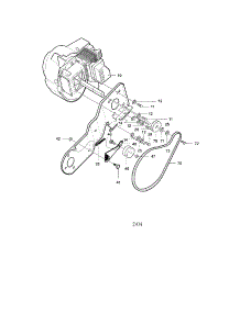 Engine Assembly parts for Murray Gas Snowblower 621450X4E from AppliancePartsPros.com