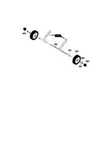 Wheels parts for Murray Gas Snowblower 621500X89A from AppliancePartsPros.com