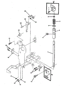 Needle Bar, Presser Bar & Take-Up parts for Singer Mechanical Sewing Machine 6217 from AppliancePartsPros.com