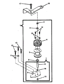 Cam Stack parts for Singer Mechanical Sewing Machine 6217 from AppliancePartsPros.com