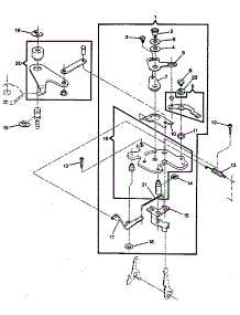 Cam Controlled Feed parts for Singer Mechanical Sewing Machine 6217 from AppliancePartsPros.com