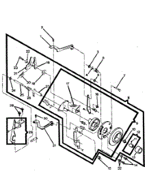 Buttonholer & Feed Regulator Cam parts for Kenmore Mechanical Sewing Machine 6221 from AppliancePartsPros.com