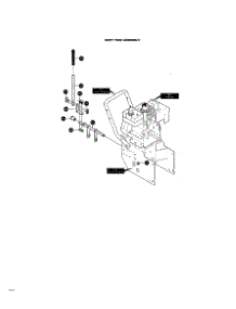 Shift Yoke Assembly parts for Murray Gas Snowblower 622504X8 from AppliancePartsPros.com