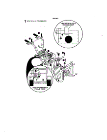 Decals parts for Murray Gas Snowblower 622504X8 from AppliancePartsPros.com