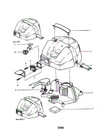 Canister parts for Wap Vacuum 62253 from AppliancePartsPros.com