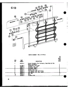 (624-3Jh / P54720-30R) (215-3Ne / P54655-68R) parts for Amana Room Air Conditioner 624-3J/P54720-29R from AppliancePartsPros.com