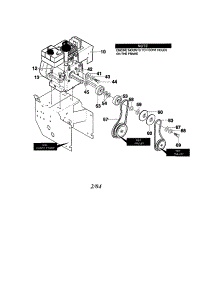 Engine Assembly parts for Murray Gas Snowblower 624508X4B from AppliancePartsPros.com