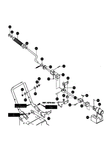 Chute Rod parts for Murray Gas Snowblower 624604X35 from AppliancePartsPros.com