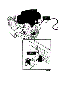 Electric Starter parts for Murray Gas Snowblower 624604X35 from AppliancePartsPros.com