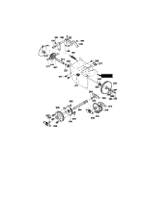 Drive Components parts for Murray Gas Snowblower 624604X81 from AppliancePartsPros.com