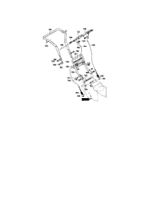 Handle Assembly parts for Mtd Gas Snowblower 624804X81 from AppliancePartsPros.com
