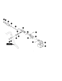 Chute Rod Repair Parts parts for Mtd Gas Snowblower 624804X81 from AppliancePartsPros.com
